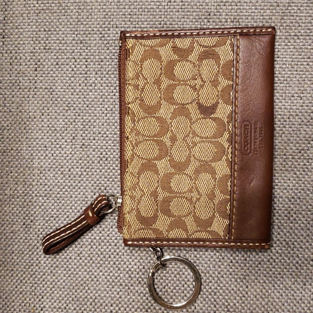 Coach keycase/card case